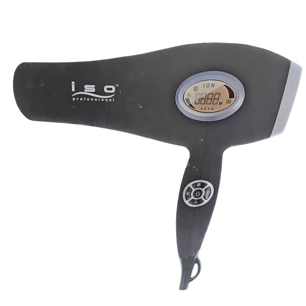 NWOT ISO Professional Gold Collection Limited Edition LCD Digital Hair Dryer